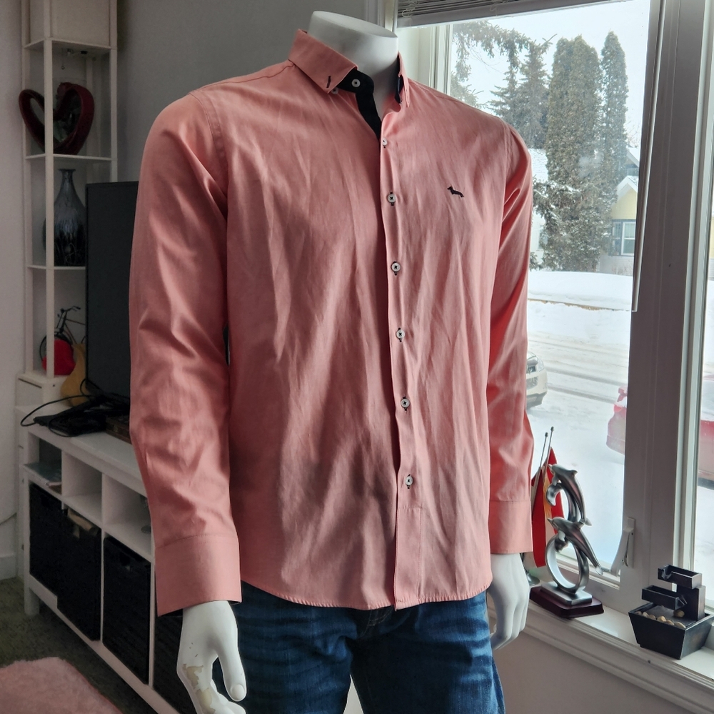 MENS HARMONT AND BLAINE LONG SLEEVE SHIRT SIZE 2XL 44-45
